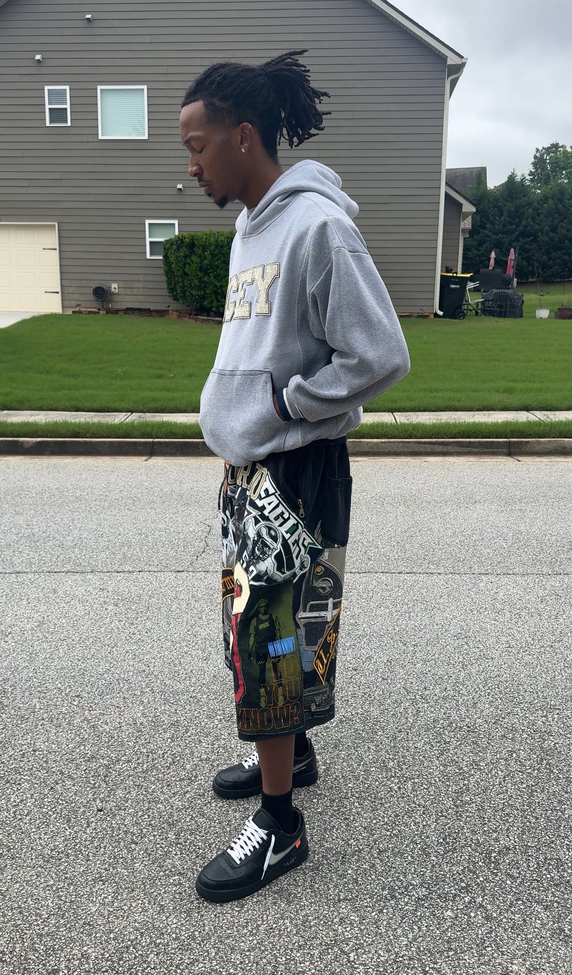 Chaos Collage Sweat Shorts