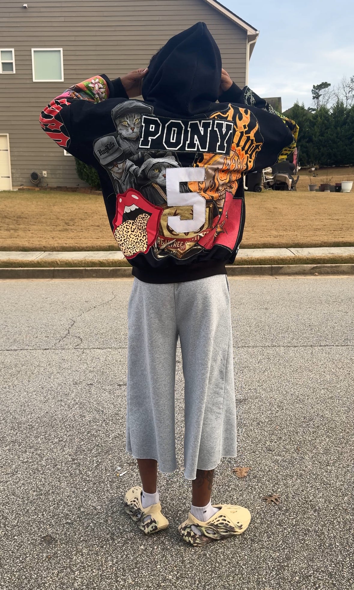 Black Pony Hoodie
