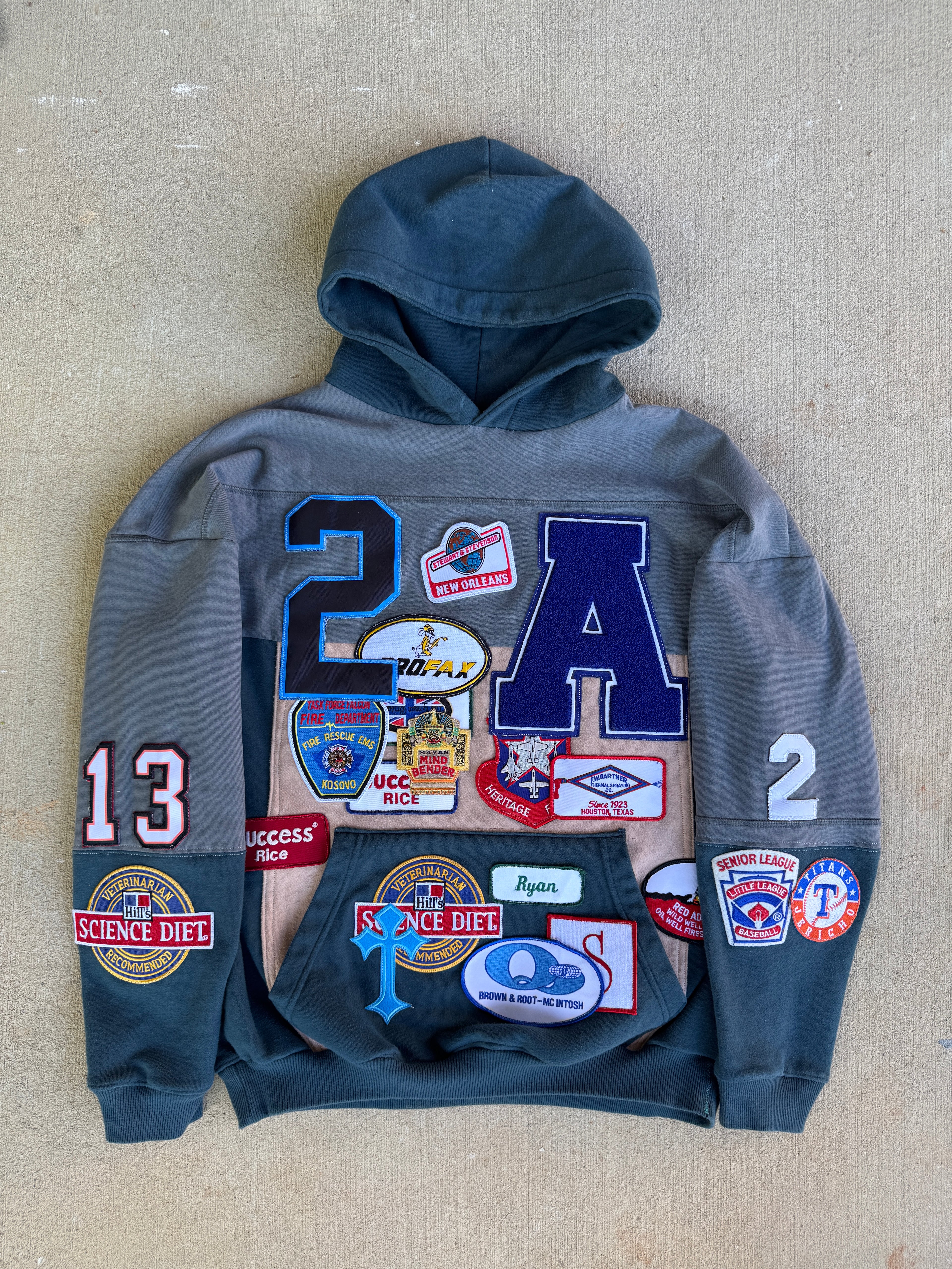 A2 Patchwork Hoodie