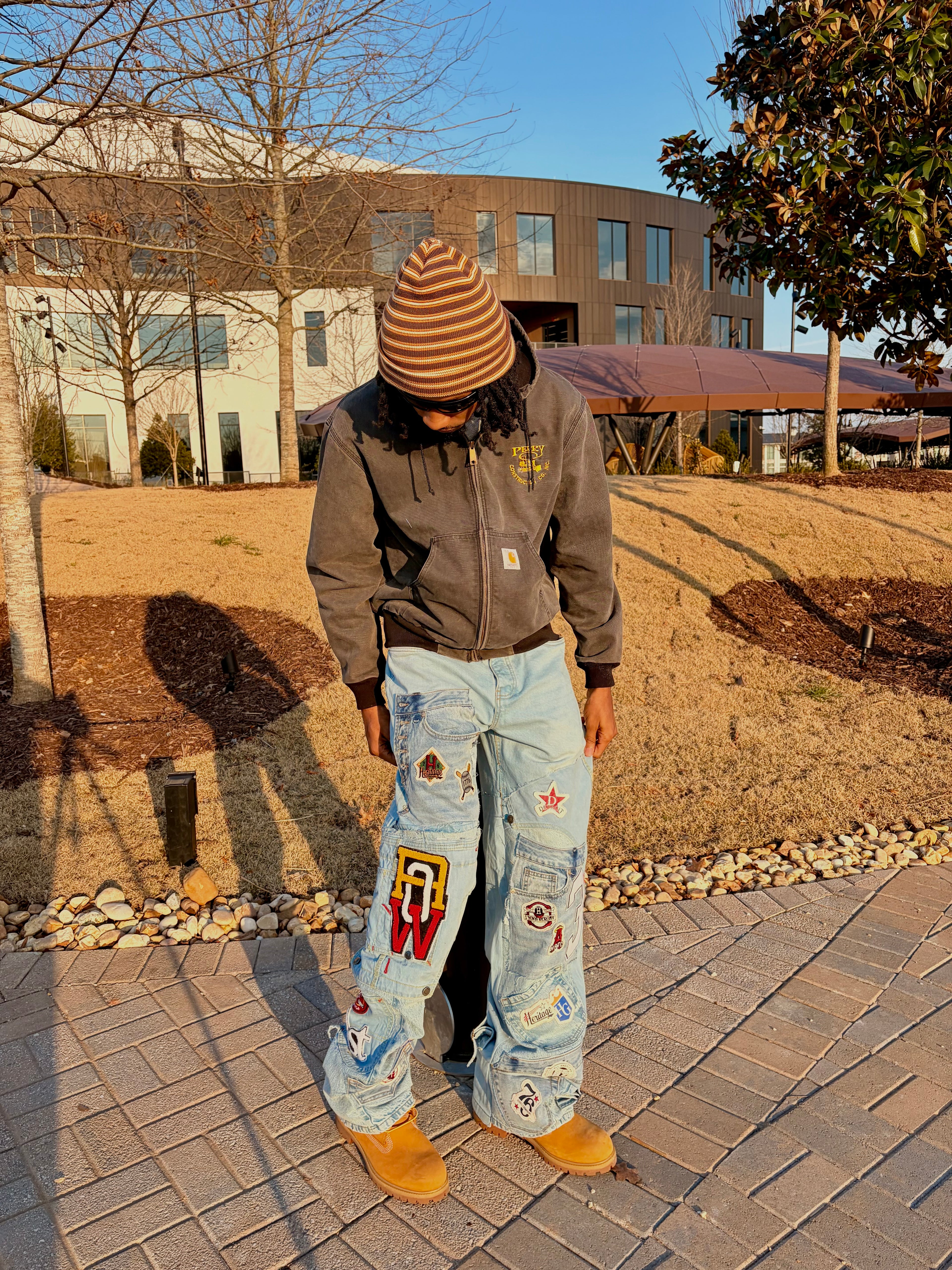 Denim Scrap Jeans