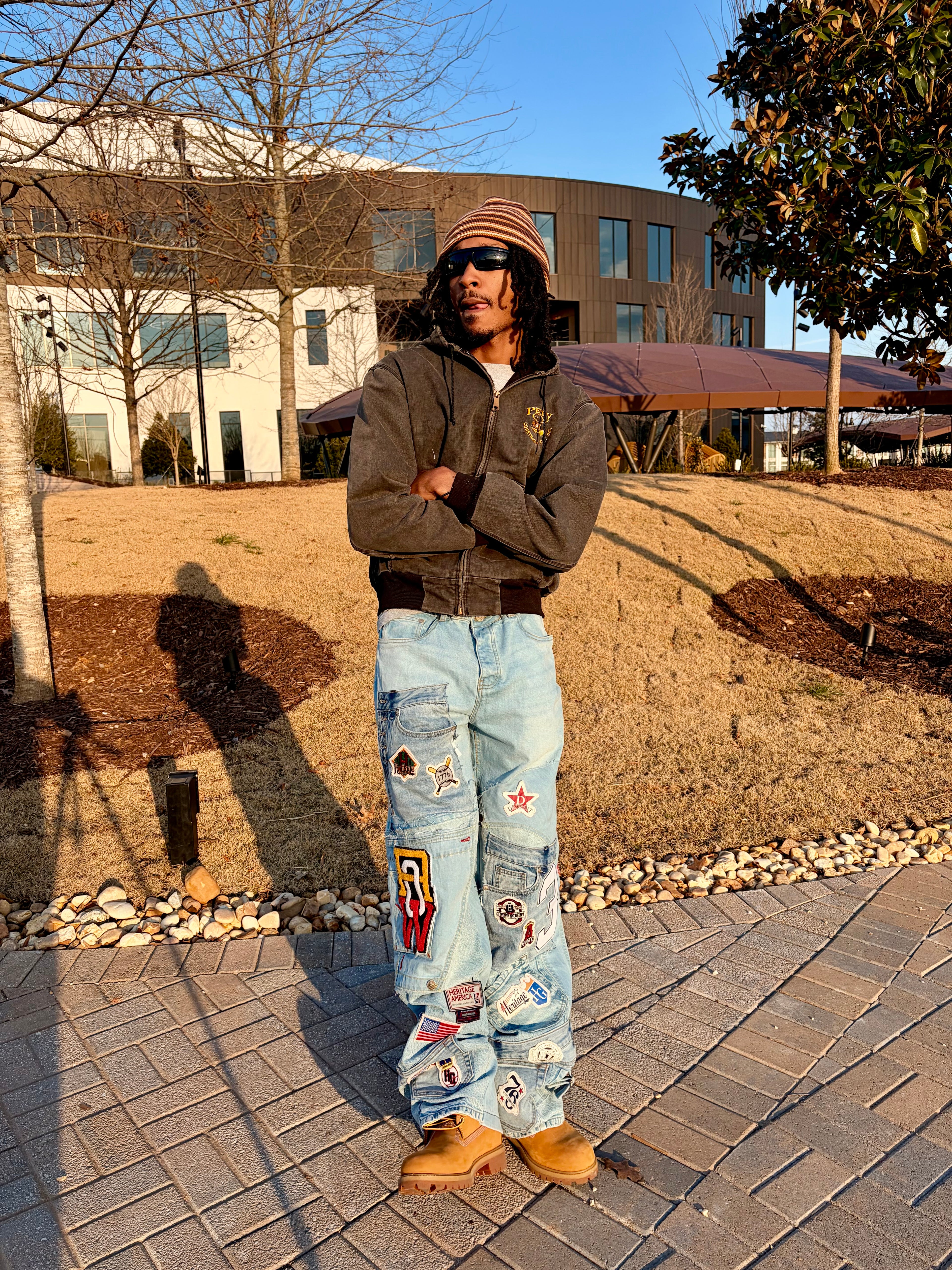 Denim Scrap Jeans