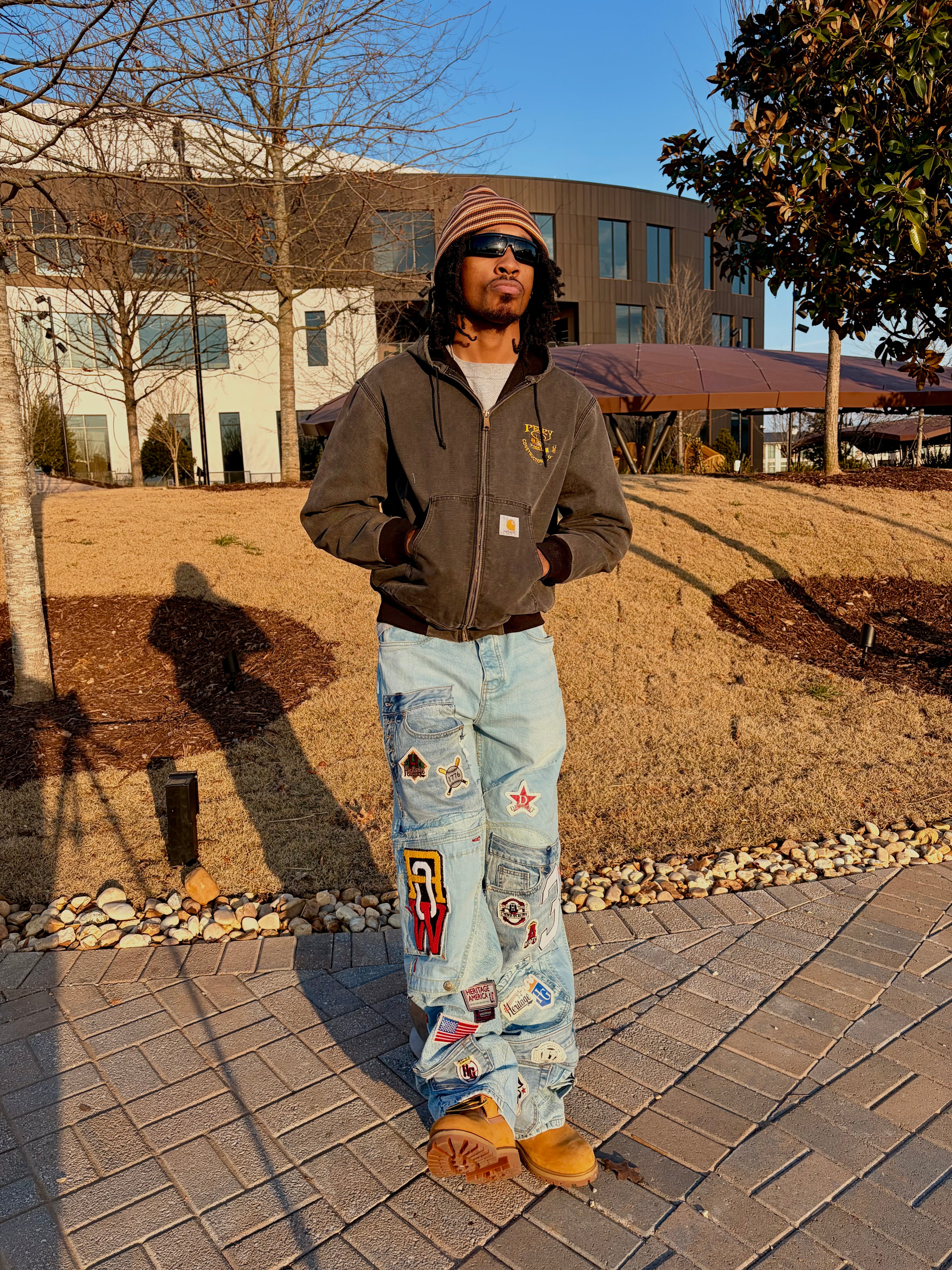 Denim Scrap Jeans