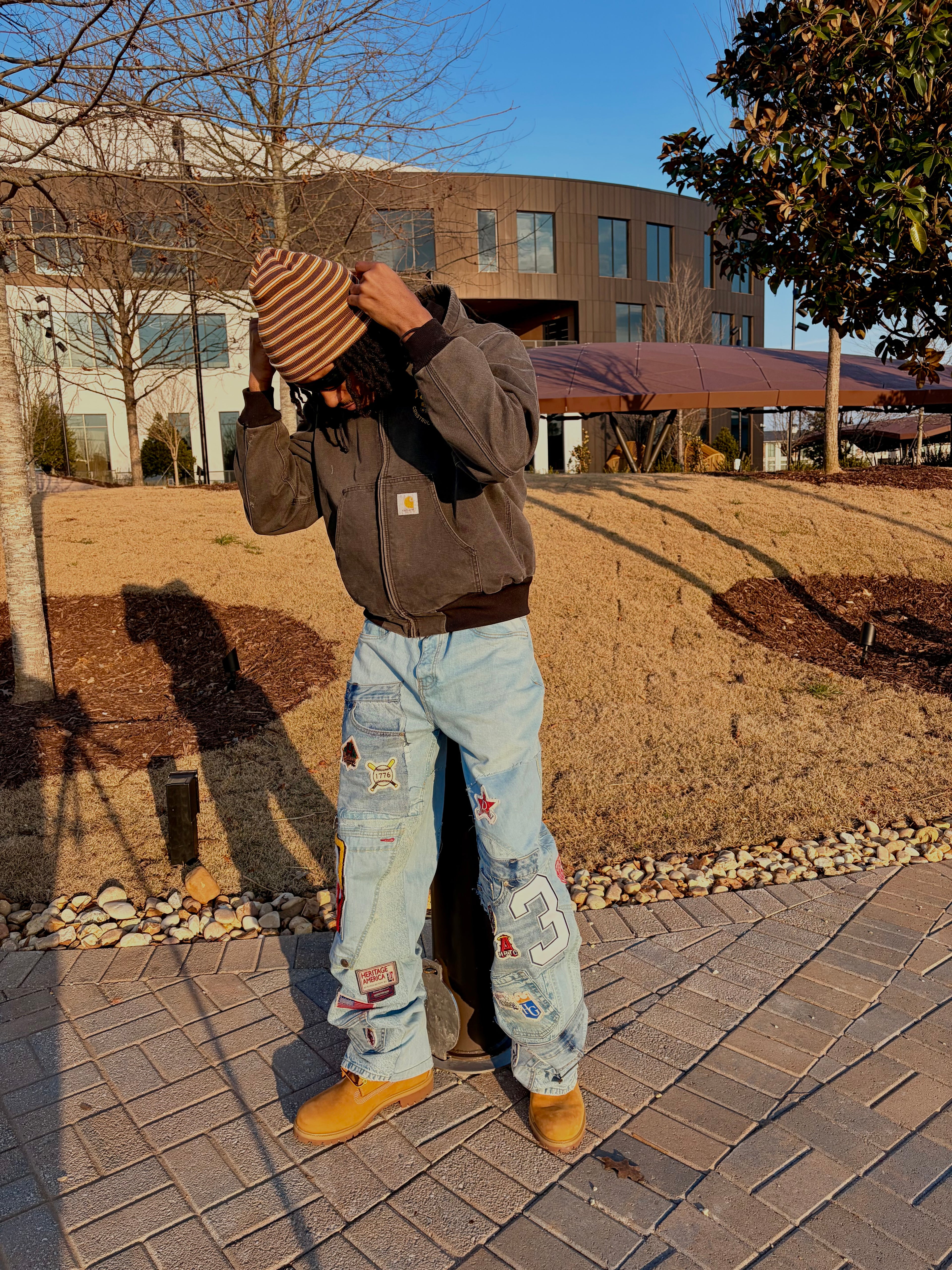 Denim Scrap Jeans