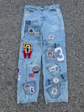Denim Scrap Jeans